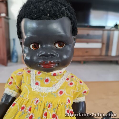 1st picture of Pedigree Doll 16" toddler black Negro features Vintage For Sale in Cebu, Philippines