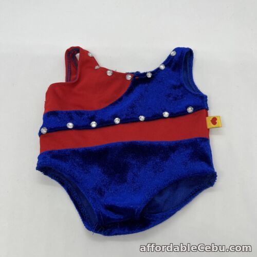 1st picture of Build A Bear Red And Blue Velvet Leotard With Gems For Sale in Cebu, Philippines