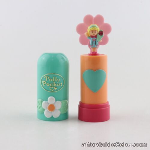 1st picture of POLLY POCKET 1992 Pop Up FLOWER GREEN Lipstick COMPLETE For Sale in Cebu, Philippines