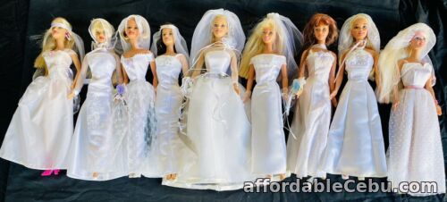 1st picture of BARBIE Bride Bundle Lot Of 9 Dolls With Dresses, Shoes + Accessories Vintage 90s For Sale in Cebu, Philippines