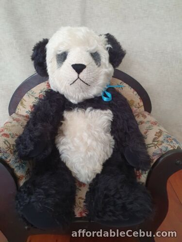 1st picture of Vintage Mohair, weighted sitting Panda Bear 14 inches or 36 cms For Sale in Cebu, Philippines