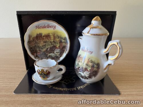 1st picture of Reutter Porzellan Porcelain Dollhouse Miniatures Heidelberg Tea Set For Sale in Cebu, Philippines