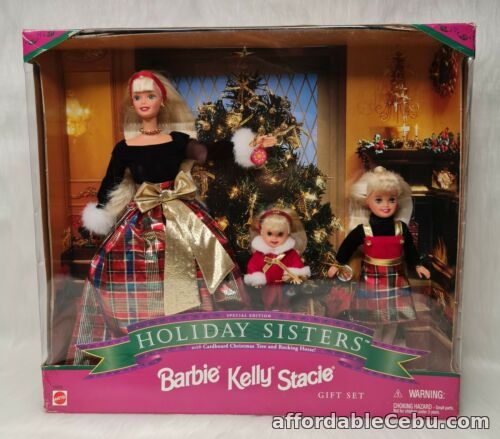 1st picture of Holiday Sisters Special Edition Gift Set Barbie Kelly Stacie Dolls 1998 # 19809 For Sale in Cebu, Philippines