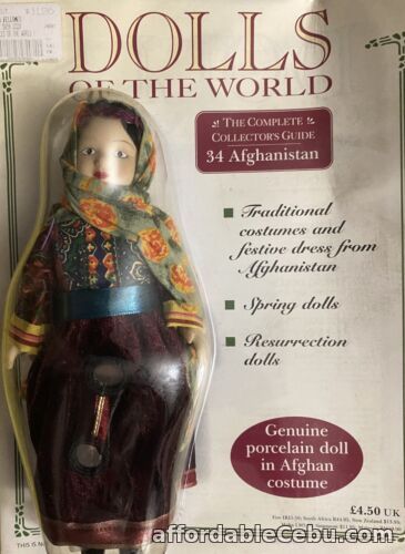 1st picture of Dolls Of The World Afghanistan Number 34 Genuine Porcelain Doll NEW For Sale in Cebu, Philippines