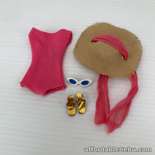 1st picture of Vintage 1964 Barbie In the Swim Outfit Pink Variation Complete HTF Rare Mattel For Sale in Cebu, Philippines