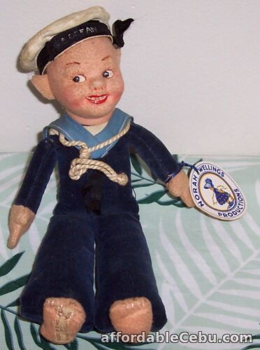 1st picture of Vintage Norah Wellings Jolly Boy Sailor Cloth Doll England For Sale in Cebu, Philippines