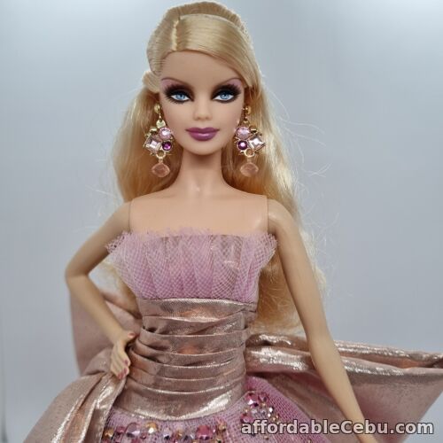 1st picture of 2009 Holiday Barbie Blonde Doll 50th Anniversary Pink Gown Limited Edition For Sale in Cebu, Philippines