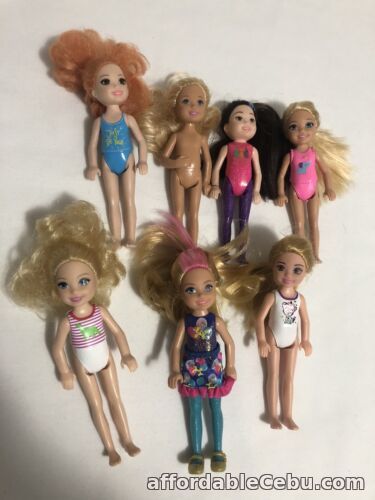 1st picture of Lot Of 8 Small Dolls Years 2015-2020 13.5cm High Articulated Barbie Mattel For Sale in Cebu, Philippines