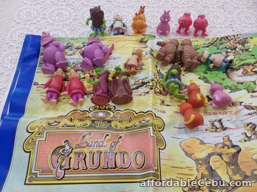 1st picture of RARE  - Teddy Ruxpin Land of Grundo playmat and MINI FIGS  VINTAGE  WOW  1980'S For Sale in Cebu, Philippines