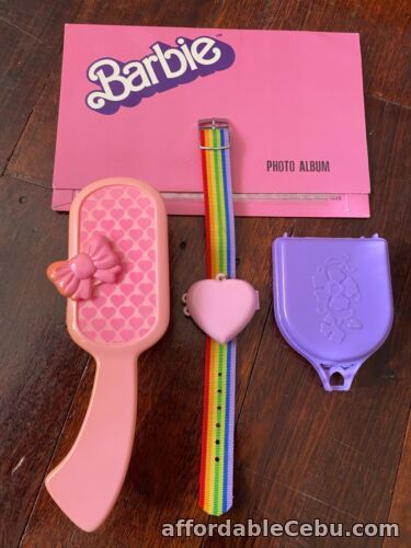 1st picture of Vintage BARBIE PHOTO ALBUM Styling Head Brush BEAUTY SECRETS COMPACT Watch 1985 For Sale in Cebu, Philippines