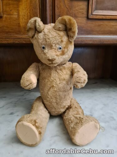 1st picture of Lovely Old Vintage Antique Teddy Bear straw-filled European 40cm fully jointed For Sale in Cebu, Philippines