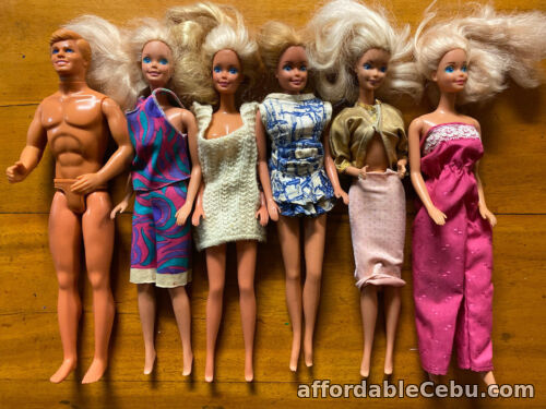 1st picture of Barbie Mattel Dolls Bundle x 6 Assorted Years Oldest Is 1980s Hong Kong 1 Ken For Sale in Cebu, Philippines