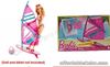 BARBIE LET’S GO WINDSURFING SET BOARD-TOWEL-SUNGLASSES-TOTE Ages 3+ BNIB Mattel