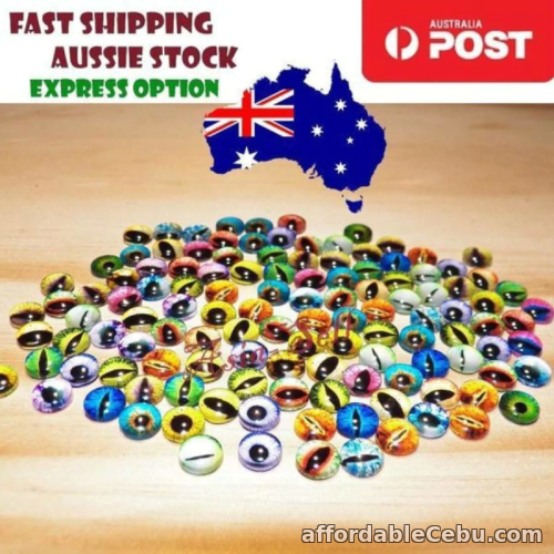 1st picture of 150pcs Round 10mm Glass Doll Eyes Dragon Lizard Frog Eyeballs For Sale in Cebu, Philippines