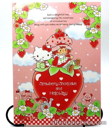 1st picture of SANRIO STRAWBERRY SHORTCAKE HELLO KITTY COLLABORATION STATIONERY LETTER SET For Sale in Cebu, Philippines