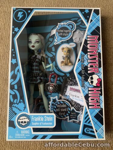 1st picture of Monster High FRANKIE STEIN First Wave 2009 *RARE* BNIB For Sale in Cebu, Philippines