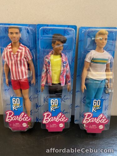1st picture of Lot of 3 x 60 Years Of Ken Barbie Doll - 2020 (Inspired by 1961 1984 1985) - NIB For Sale in Cebu, Philippines