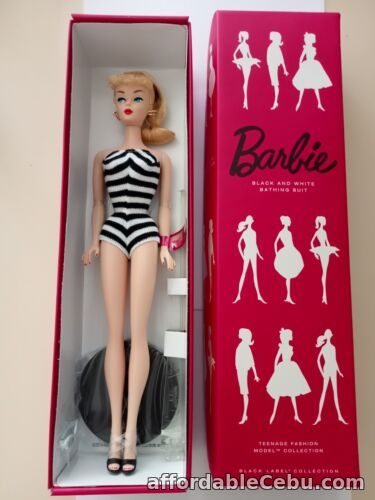 1st picture of Mattel - Barbie Black & White Bathing Suit Doll - 2014 - BRAND NEW IN BOX For Sale in Cebu, Philippines