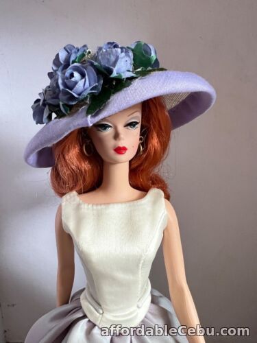 1st picture of Barbie Hat Made For Silkstone purple lavender  Roses OOAK For Sale in Cebu, Philippines