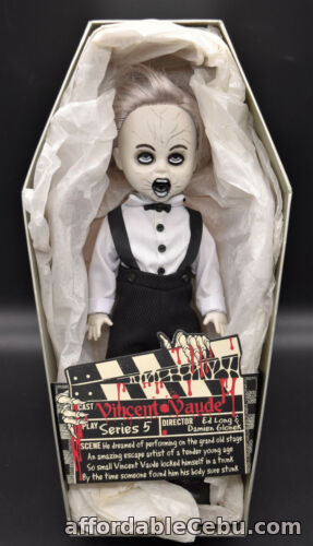 1st picture of Living Dead Dolls - VINCENT VAUDE - black & white variant - Series 5 -Mezco -MIB For Sale in Cebu, Philippines