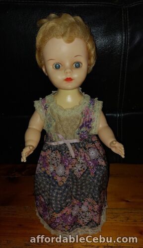 1st picture of Vintage Doll Rubber Plastic Made In England Sleepy Eyes Stitched Hair 70s doll For Sale in Cebu, Philippines