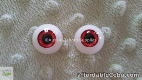 1st picture of 18mm Red Vampire (Red w- Black Pupils) Acrylic Eyes for Reborn Unusual Doll For Sale in Cebu, Philippines