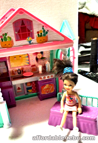 1st picture of Barbie chelsea doll house with lift to second floor and 2 chelsea dolls For Sale in Cebu, Philippines