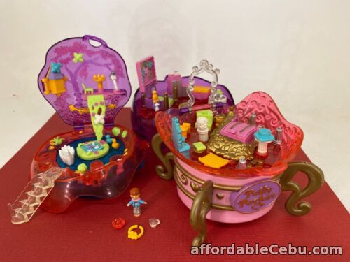 1st picture of Vintage Polly Pocket - 1996 - Jewel Magic Ball w 1 Doll, Accessories & CROWN ! For Sale in Cebu, Philippines