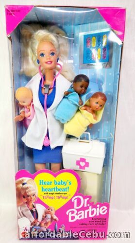 1st picture of Mattel Dr. Barbie Doll w/ 3 Babies (AA, Hispanic & Caucasian Babies)1995 # 14309 For Sale in Cebu, Philippines
