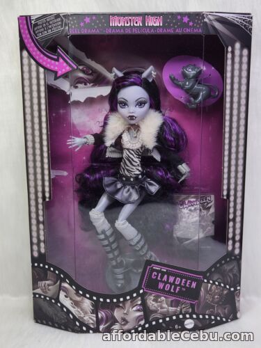 1st picture of Mattel Monster High Reel Drama Black & White Clawdeen Doll 2022 # HKN28 Item #13 For Sale in Cebu, Philippines