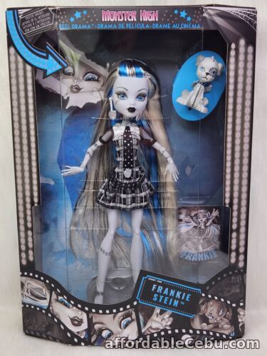 1st picture of Monster High Reel Drama Black & White Frankie Stein Doll 2022 # HKN29 Item # 1 For Sale in Cebu, Philippines