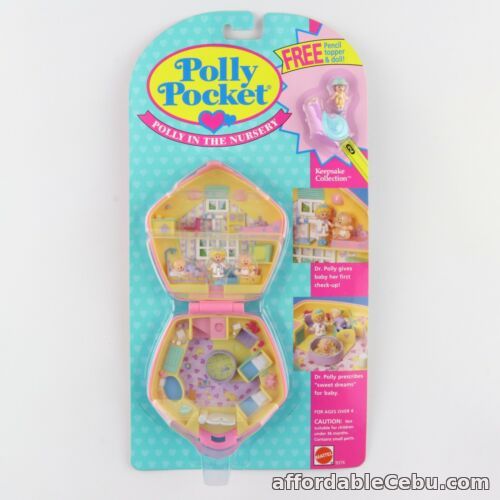 1st picture of POLLY POCKET Vintage 1992 Polly in Nursery PINK COMPACT *NEW & SEALED* For Sale in Cebu, Philippines