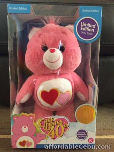1st picture of Care Bears 40th Anniversary Love A Lot Bear (Pink hearts) BNIB For Sale in Cebu, Philippines