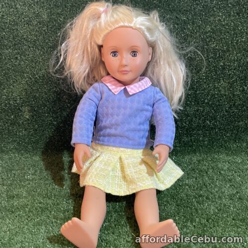 1st picture of Our Generation Doll With Skirt Blond Hair, Blue / Grey Eyes Very Good Condition For Sale in Cebu, Philippines