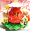 VINTAGE STRAWBERRY SHORTCAKE 1980s PLAY SET BIG BERRY TROLLEY AND DOLLS