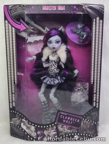 1st picture of Mattel Monster High Reel Drama Black & White Clawdeen Doll 2022 # HKN28 Item #24 For Sale in Cebu, Philippines