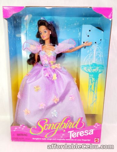 1st picture of Mattel Barbie Songbird Teresa Doll 1995 # 14484 Brunette in Purple Gown For Sale in Cebu, Philippines