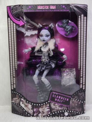 1st picture of Mattel Monster High Reel Drama Black & White Clawdeen Doll 2022 # HKN28 Item # 7 For Sale in Cebu, Philippines