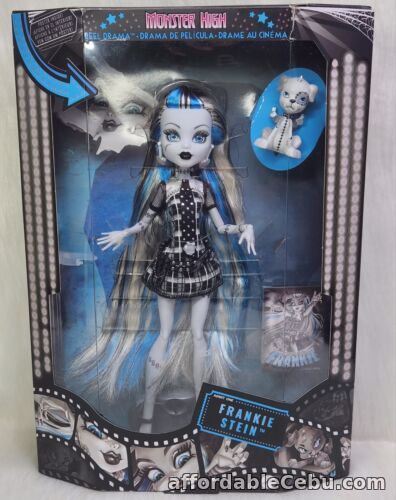 1st picture of Monster High Reel Drama Black & White Frankie Stein Doll 2022 # HKN29 Item # 23 For Sale in Cebu, Philippines