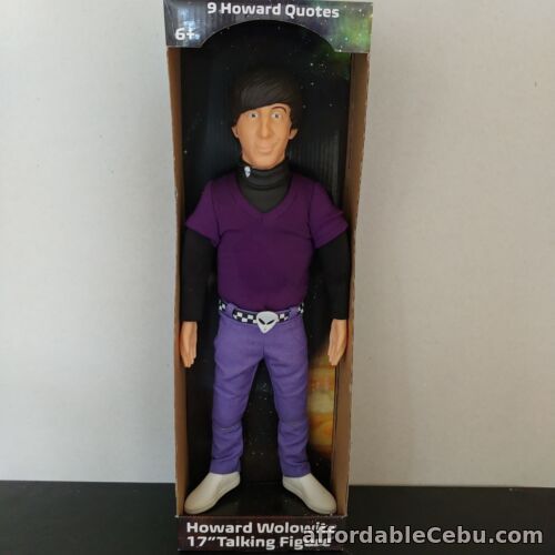 1st picture of 17" Big Bang Theory Howard Talking Figure Bendable Doll - Wonderland Toys - NIB For Sale in Cebu, Philippines