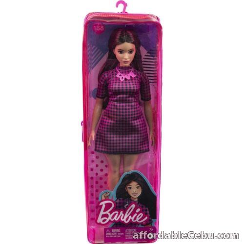 1st picture of Barbie Fashionistas Doll 188 Pink & Black Checkered Dress For Sale in Cebu, Philippines