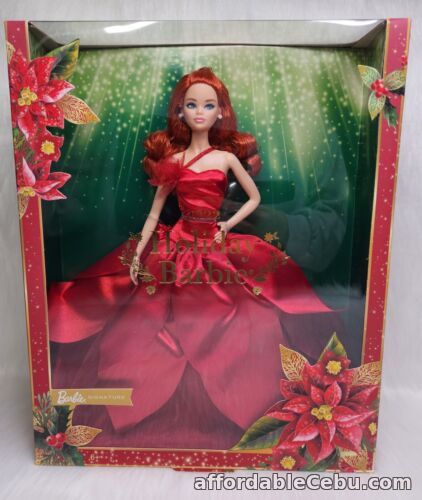 1st picture of Mattel Walmart Exclusive 2022 Holiday Barbie Doll, Red Hair 2022 # HGW73 Item #5 For Sale in Cebu, Philippines