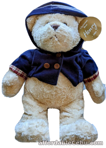 1st picture of Teddy Bear Henry MYER Approx 45cm plush Toy with Blue Hoodie 2005 NWT For Sale in Cebu, Philippines
