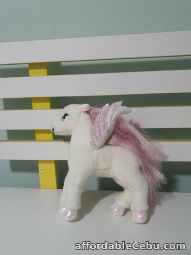 1st picture of Mattel Barbie Magic Of Pegasus Little Brietta 7" Plush White Stuffed Horse 2004 For Sale in Cebu, Philippines