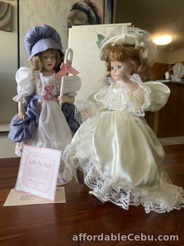 1st picture of Miss Little Bo Peep and Miss Stephanie Tanousis Fine Bisque Porcelain Dolls For Sale in Cebu, Philippines
