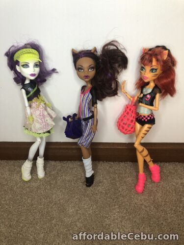 1st picture of Monster high Toralei, Spectra and Clawdeen Ghoul Sports dolls For Sale in Cebu, Philippines