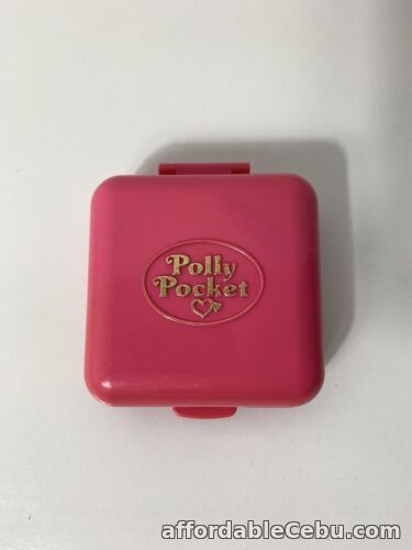 1st picture of Vintage Polly Pocket Party Time 1989 No Dolls Pink Square Compact For Sale in Cebu, Philippines