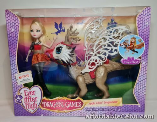 1st picture of Mattel Ever After High Doll Apple White Dragonrider & Braebyrn 2015 # DKM76 For Sale in Cebu, Philippines