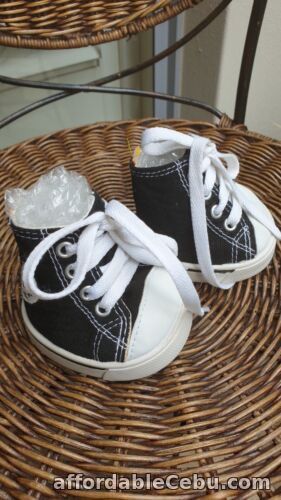 1st picture of build a bear shoes black canvas high tops For Sale in Cebu, Philippines
