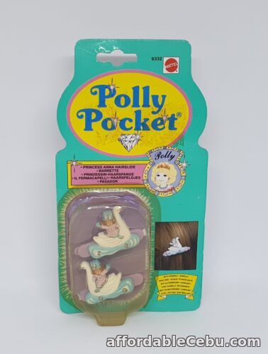 1st picture of NOC! NEW! 1990 Vintage Polly Pocket - Princess Anna's Hairslides - Mattel For Sale in Cebu, Philippines
